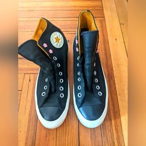 Converse All Star Women's Platform Gore Tex High Top Black Boots (US - Size 10)